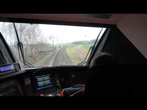 [Cab View] - 160 KM/H Pesa ELF2 na torze testowym w Żmigrodzie