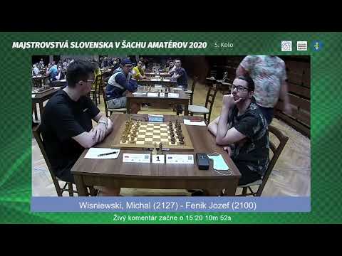 MSR Amatérov 2020 | 5.kolo | GM Milan Pacher | Alexander Riabov | Miroslav Trangoš