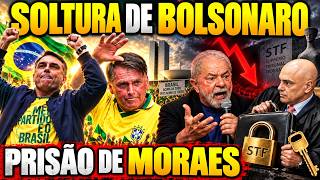 SOLTURA DE BOLSONARO E PRISÃO DE MORAES TIC TAC