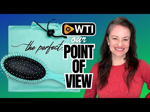THE PERFECT HAIRCARE Microfiber Curly Hair Towel Wrap with Wet/Dry Brush - Fast Drying and Gentle Detangling for Women - WTI product video review
