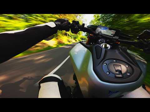 Raw Sound! 🔊🔥┃YAMAHA MT-09 SP┃Akrapovic┃Wheelies┃4K POV