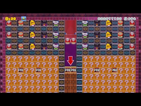 Super Mario Maker 2 - 超爽快コース/Super refreshing course by タックマンメガネ+2 - No Commentary