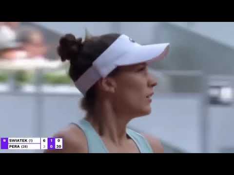 Iga Swiatek vs Bernarda Pera Round 3 Full Match Highlights | Mutua Madrid Open 2023