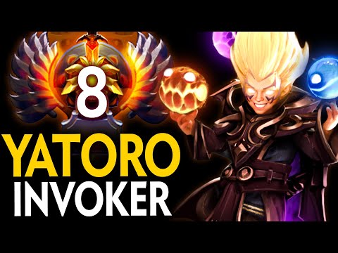 TOP 8 EU YATORO INVOKER | EPIC 10K MMR AVERAGE GAME | Dota 2 Invoker