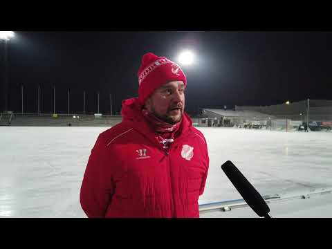 Veiterä - Narukerä ottelun jälkeen haastattelussa Tuomas Erkkilä ja Tero Nieminen