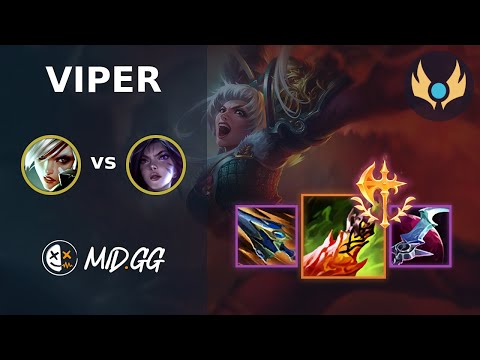 MID.GG: [ Viper ] Riven BOT vs Kai'Sa | NA CHALLENGER | LOL Season 2024