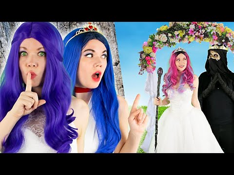 DESCENDANTS WEDDING | Will MAL and EVIE, AUDREY Queen of Mean ESCAPE Chaos Wedding?! | BFF Besties