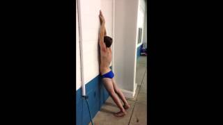 Wall Facing Banana Peel Dolphin Kick Drill (2 of 2) – Bridger Bell