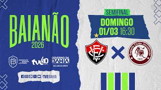 AO VIVO COM IMAGENS: VITÓRIA X JACUIPENSE | TVE BAHIA | #BaianãoNaTVE 01/03/2026