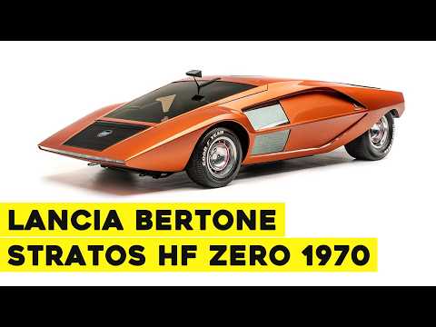 Lancia Stratos HF Zero 1970 – The Wildest Concept Car Ever Designed by Bertone