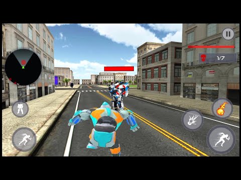 Gorilla Robot Car Robot Games - Android Gameplay