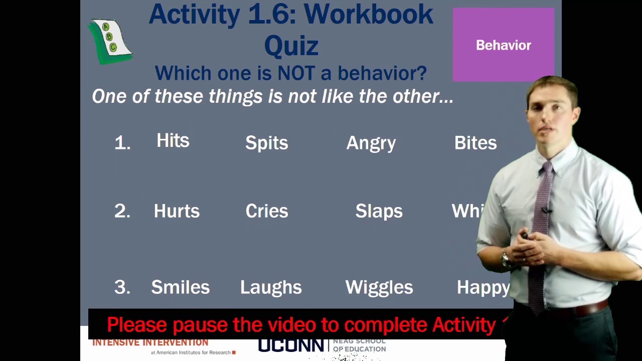 Behavior Course: Module 1 Part 2