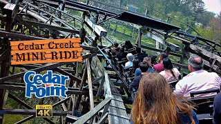 2024 Cedar Creek Mine Ride Roller Coaster On Ride 4K POV Cedar Point