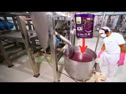 omo o AÇAÍ é produzido - Processo Industrial