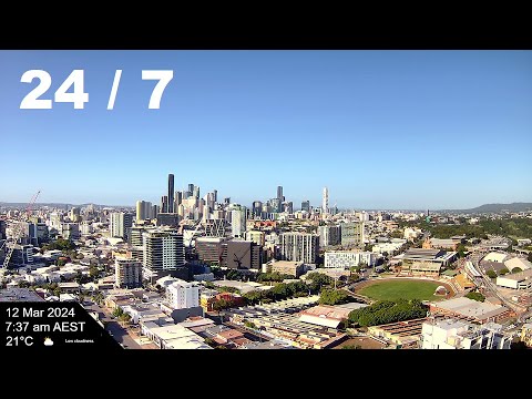 ブリスベンの空のライブカメラ映像