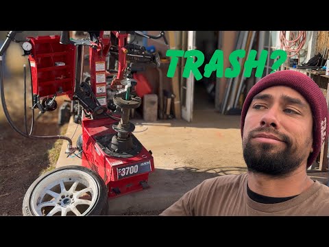 Does the FREE Hunter tire machine work?