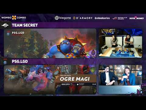 Team Secret vs PSG.LGD Game 2 (Bo2) | The International 2019 Groupstage Day 3