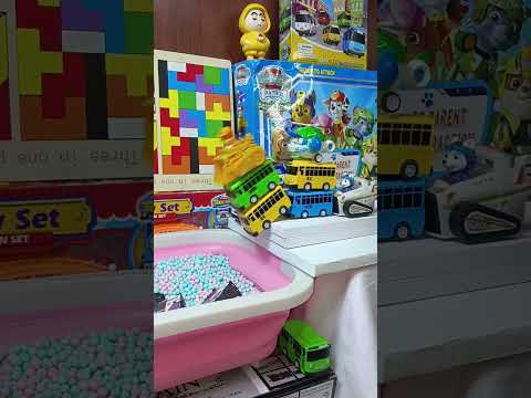 Tayo little bus,Robocar poli,Tayo Pawpatrol,Police car, #148 #funny #tayo #toys #short #pawpatrol