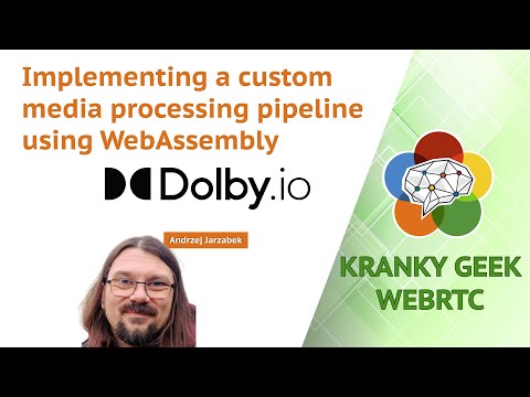 Implementing a custom media processing pipeline using WebAssembly