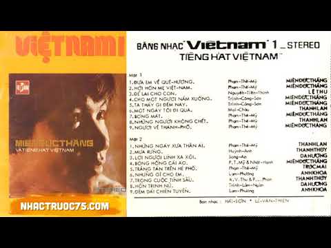 Thể hiện bởi Miên Đức Thắng (trước 75)