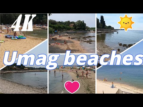 Umag Beaches 🏖️ Croatia [4K]
