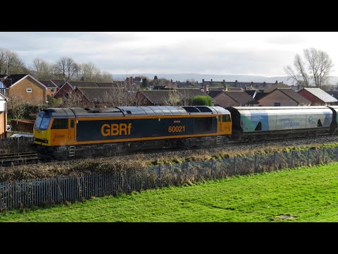 GBRf Class 60 No. 60021 on 6E09 Liverpool Biomass Tml - Drax Aes @ Denton Jn on 29.01.2020 - HD