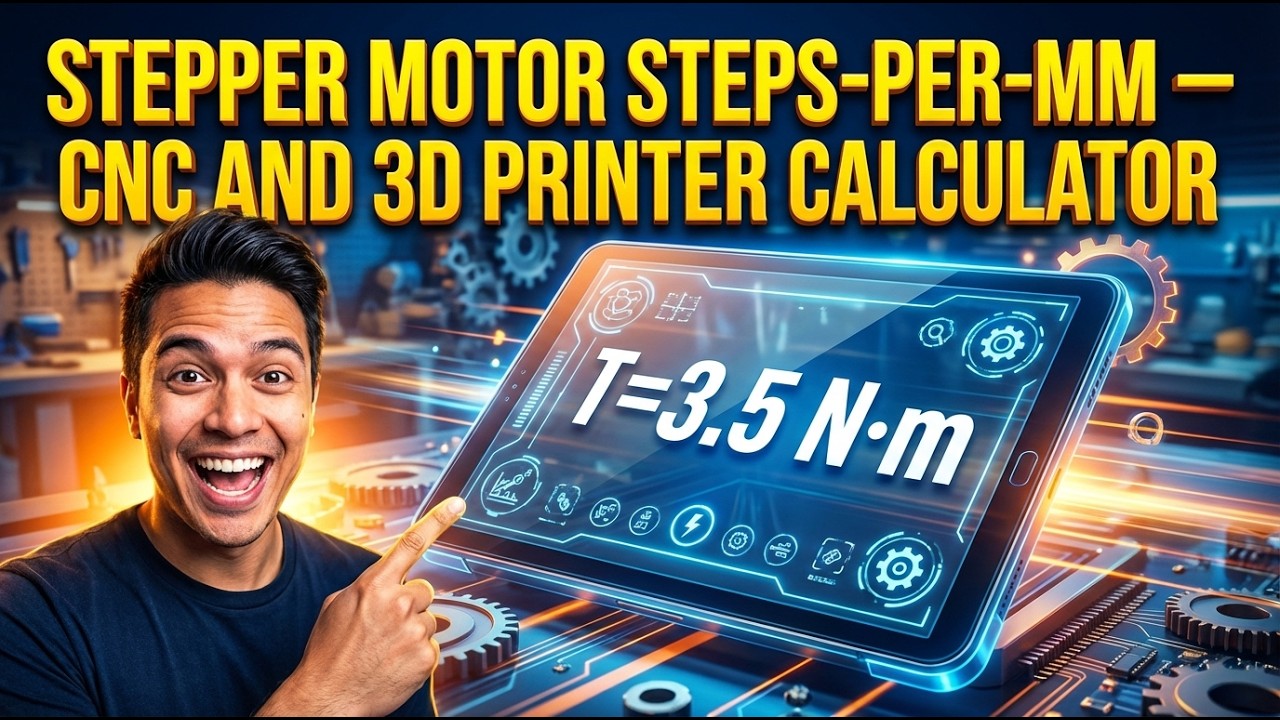 Stepper Motor Steps-Per-MM Calculator — CNC and 3D Printer