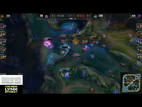 First team fight EDG turns it around | DK vs EDG Worlds Finals 2021