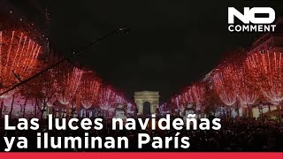 Léa Seydoux enciende la iluminación navideña de los Campos Elíseos, París abre la temporada festiva