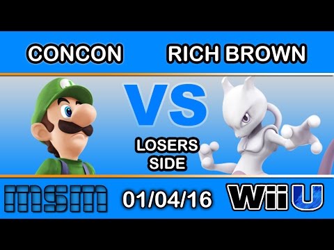 MSM 31 - SCB | Mr. ConCon (Luigi) Vs. Rich Brown (Mewtwo) Losers Side - Smash Wii U