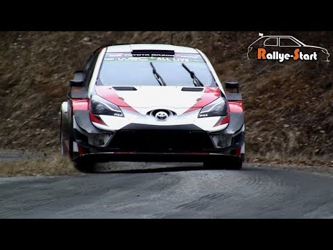 Rallye Monte-Carlo 2018 [HD] - Test O.Tanak Toyota Yaris WRC