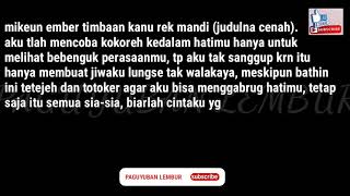 Download lagu Puisi sunda puisi indonesia, story WA mp3