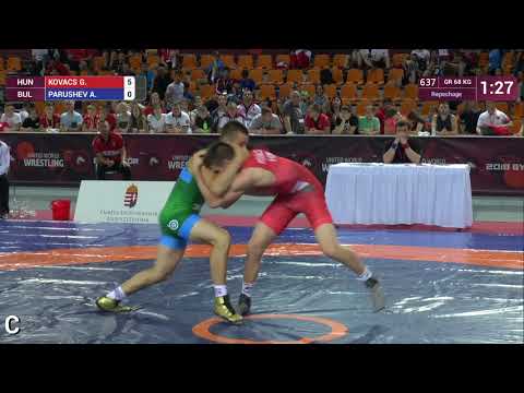 Repechage GR - 68 kg: G. KOVACS (HUN) v. A. PARUSHEV (BUL)