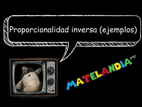8. Proporcionalidad inversa ejemplos