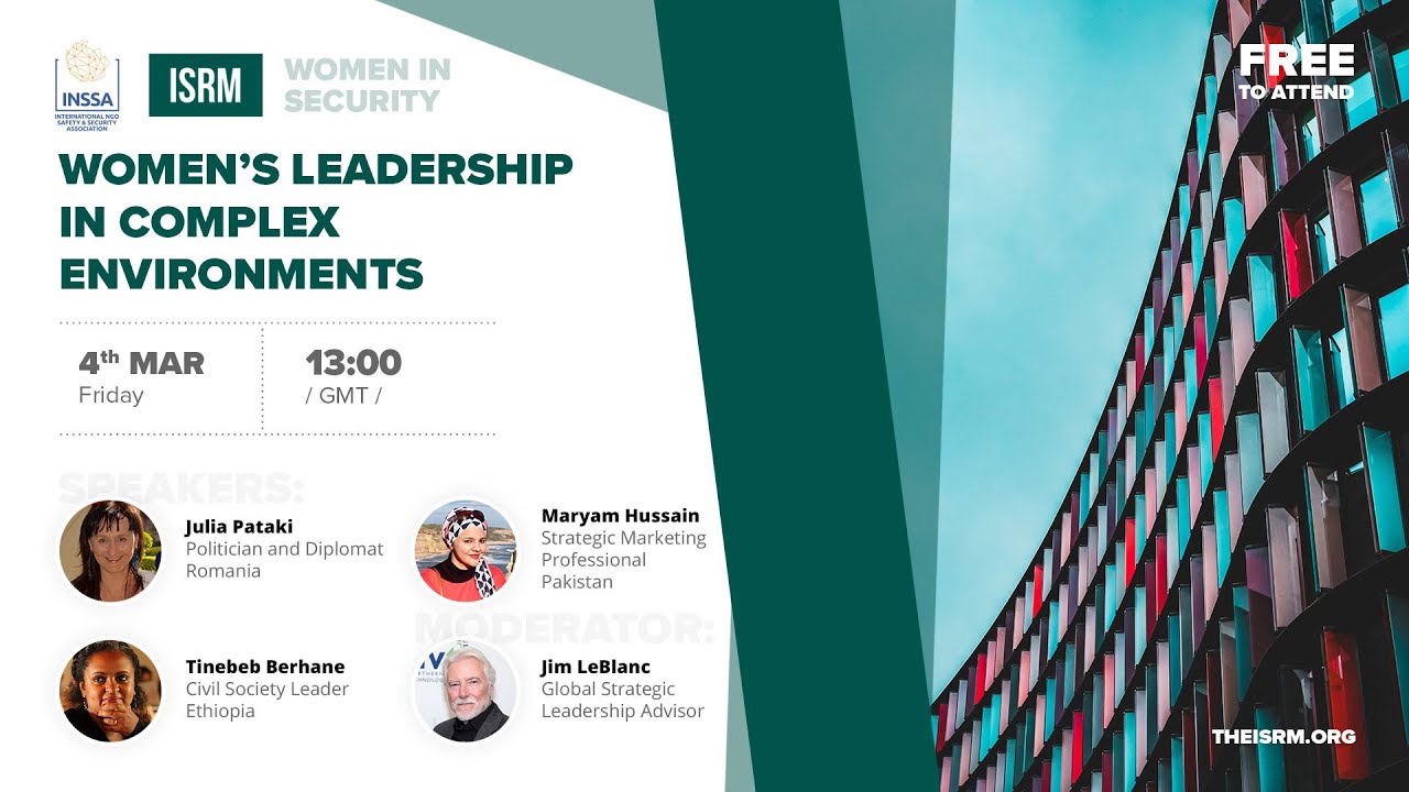 Webinar: Women's Leadership in Complex Environments
