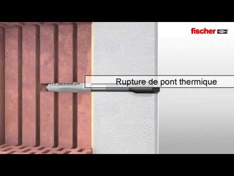 Ancrage fixation très lourde sur isolation par l'extérieur - Thermax FISCHER
