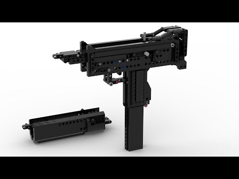 LEGO Full-/Semi-Auto MAC-10 Tutorial / Instruction