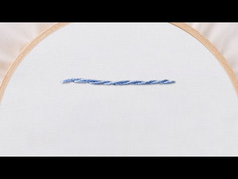 Embroidery 101: How to Embroider a Contour Stitch