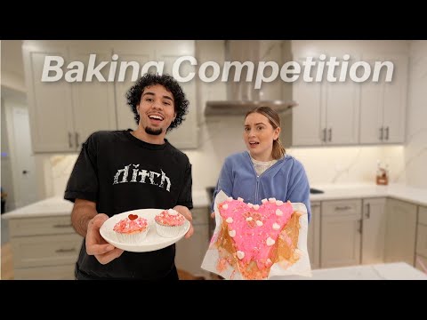 Valentines Baking Competition With Boyfriend!!