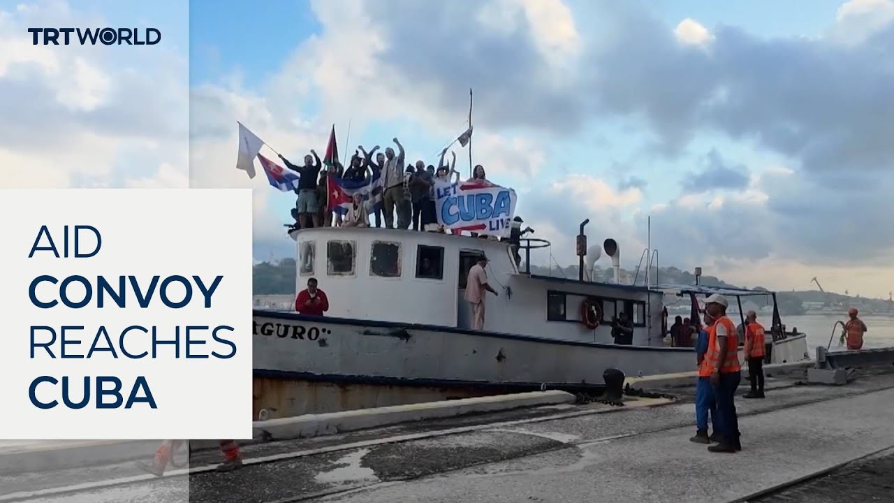 Aid convoy arrives in Cuba amid deepening crisis