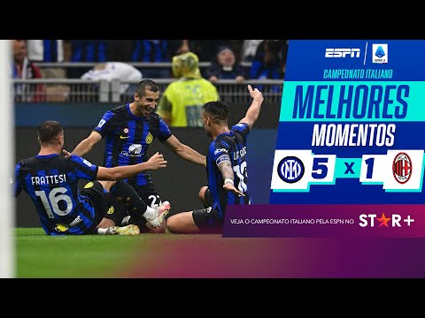 Gols e lances de Internazionale x Milan