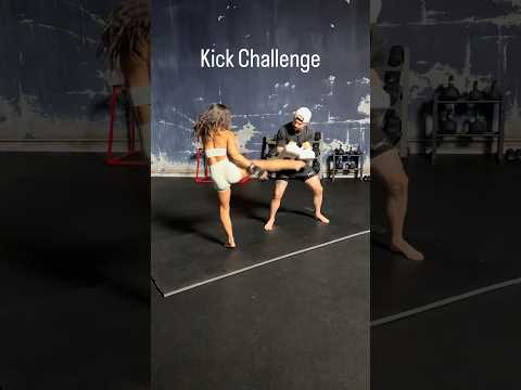 Kick Challenge! ​⁠Watch until the end @rayna.vallandingham #martialarts