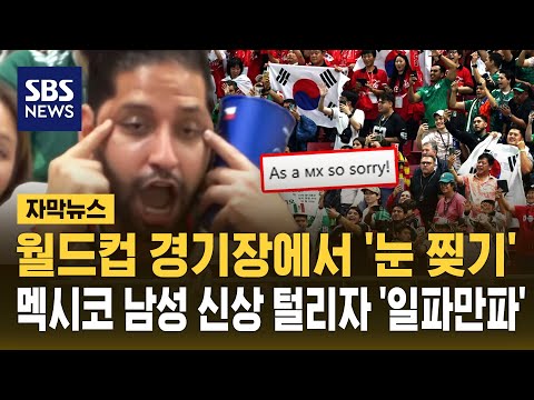 월드컵 경기장에서 한국인에게 인종차별 행동을 한 멕시코 공학회장