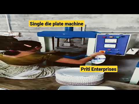 Automatic Hydraulic Single Die Paper Plate Making Machine