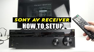 Vollständige TV-Einrichtungsanleitung für den Sony AV-Receiver – Schritt für Schritt