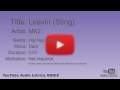 Leavin Sting MK2 Hip Hop Rap Dark YouTube Audio Library BGM