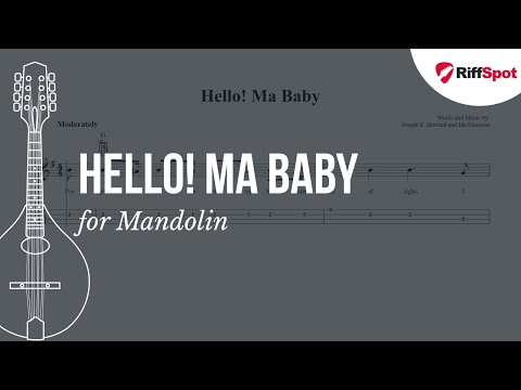 Hello! Ma Baby Mandolin Tab