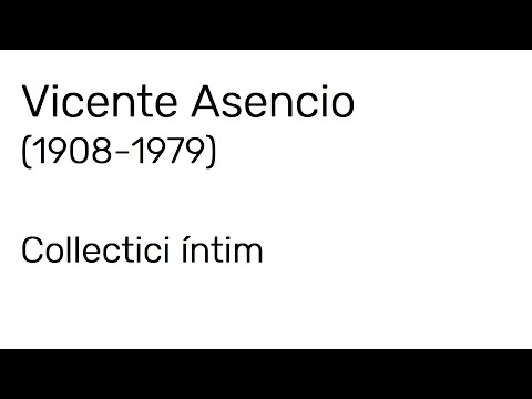 Vicente Asencio: Collectici íntim, for Guitar (Score video)