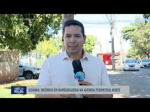 Incêndio atinge hamburgueria em Goiânia