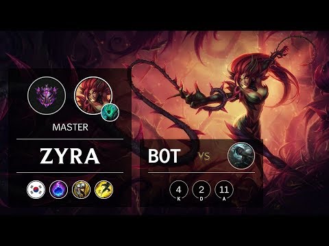 Zyra Bot vs Senna - KR Master Patch 9.24